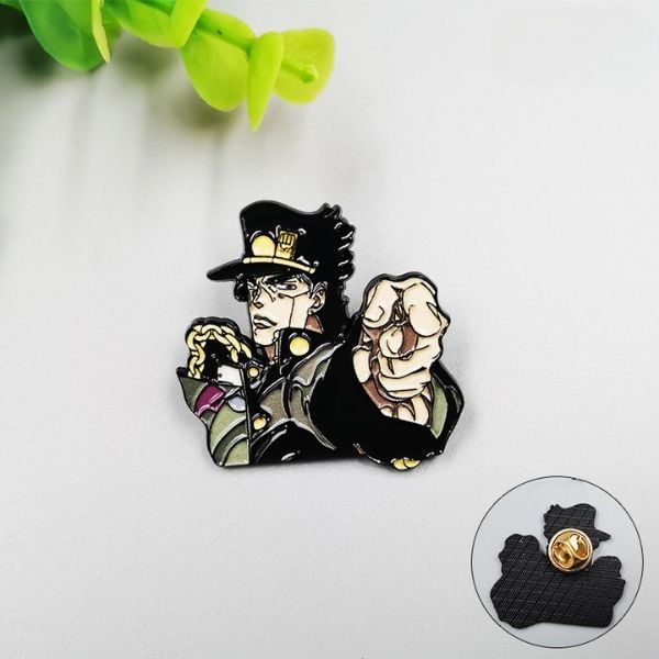Cửa hàng bán Pin cài kim loại JoJo's Bizarre Adventure Jotaro Kujo giá rẻ chất lượng cao