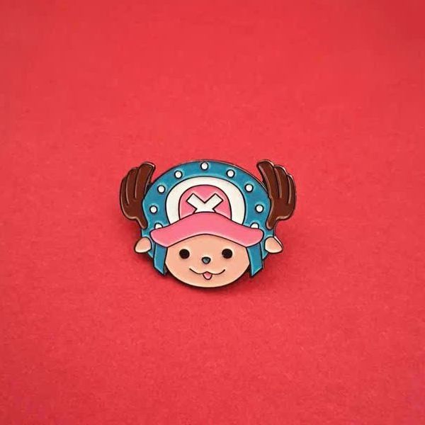  Huy hiệu kim loại One Piece Chibi Face 