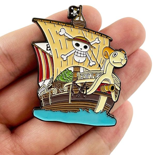  Huy hiệu pin kim loại One Piece Going Merry 