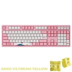 Bàn phím cơ AKKO 3108 RF World Tour Tokyo - Dual-mode / AKKO Switch V3 Cream Yellow