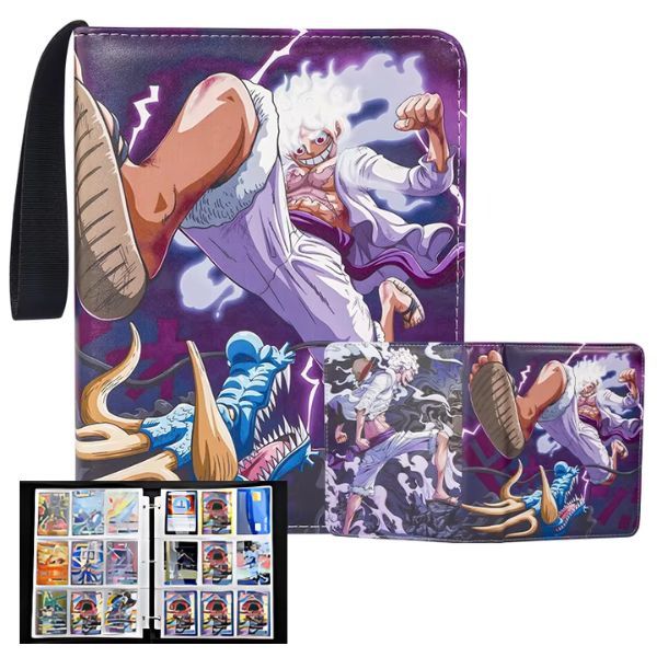  Album Binder đựng bài One Piece TCG 4 Ngăn 9 Ngăn Dây Kéo 
