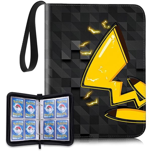 Album đựng bài Pokemon TCG 4 ngăn có khóa kéo Series 3 - Poke Ball Pikachu