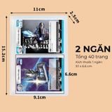  Album trong suốt sưu tập thẻ bo góc TCG nhiều cỡ 
