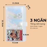  Album trong suốt sưu tập thẻ bo góc TCG nhiều cỡ 
