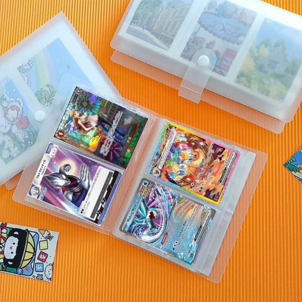  Album trong suốt sưu tập thẻ bo góc TCG nhiều cỡ 