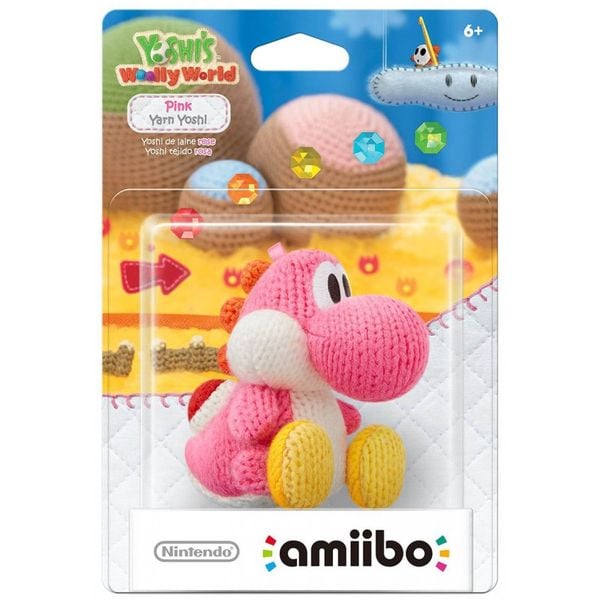 YARN YOSHI AMIIBO (PINK)