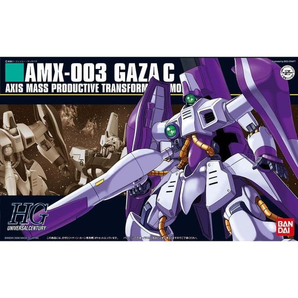 AMX-003 Gaza C Haman Karn Custom HGUC 1/144 Mô hình Gundam chính hãng Bandai
