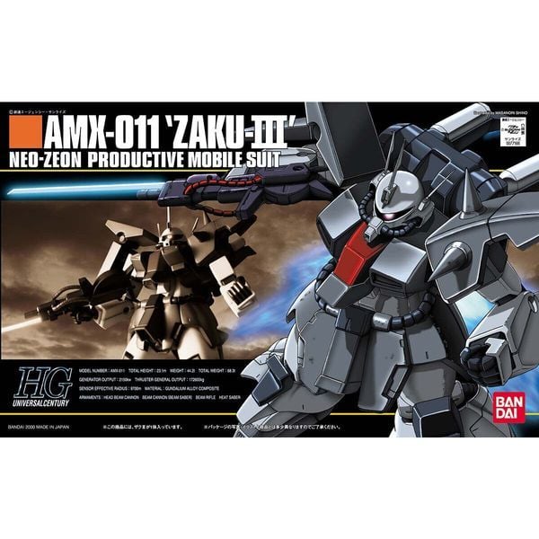 AMX-011 Zaku III - HGUC 1/144 - Mô hình Gundam chính hãng Bandai