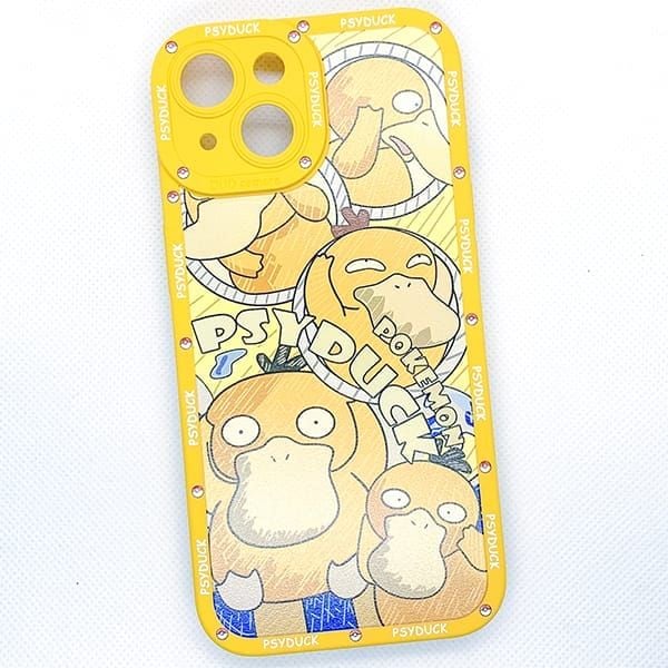  Ốp lưng Pokemon Psyduck cao cấp cho iPhone 15/Plus/Pro/Pro Max 