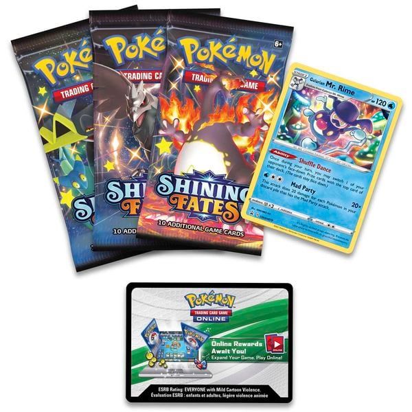  PB134 - Pokemon TCG Shining Fates Mad Party Pin Collection - Galarian Mr. Rime 