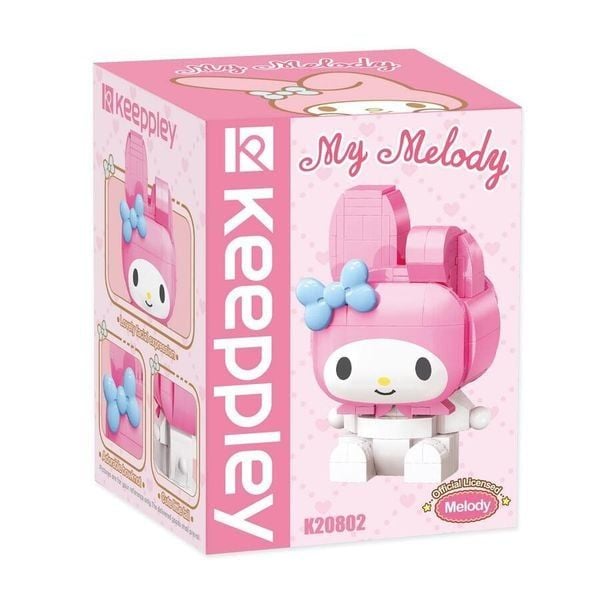 Đồ chơi lắp ráp Keeppley Sanrio My Melody K20802 dễ thương đẹp mắt chất lượng tốt nhựa ABS an toàn chính hãng giá rẻ mua làm quà tặng trang trí trưng bày sưu tầm
