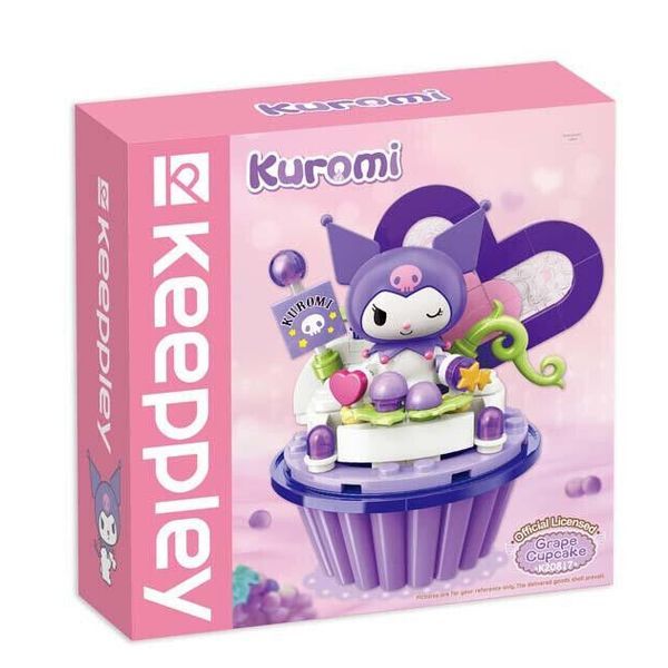  Đồ chơi lắp ráp Keeppley Sanrio Grape Cupcake Kuromi K20817 