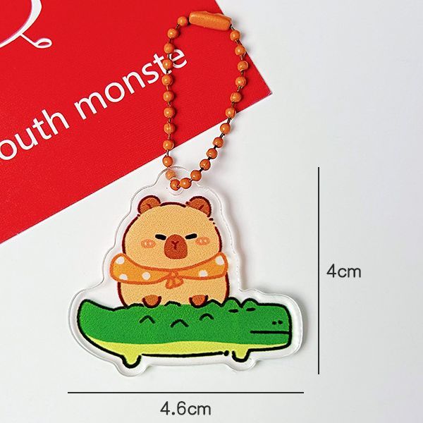  Móc khóa nhựa hình chuột lang nước Capybara Vol 2 