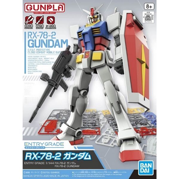  RX-78-2 Gundam Entry Grade (EG - 1/144) 