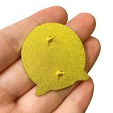  Huy hiệu Pokemon pin kim loại tròn viền vàng 