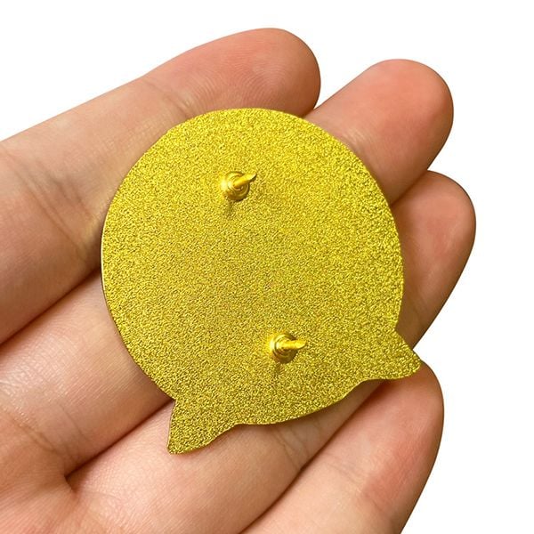  Huy hiệu Pokemon pin kim loại tròn viền vàng 