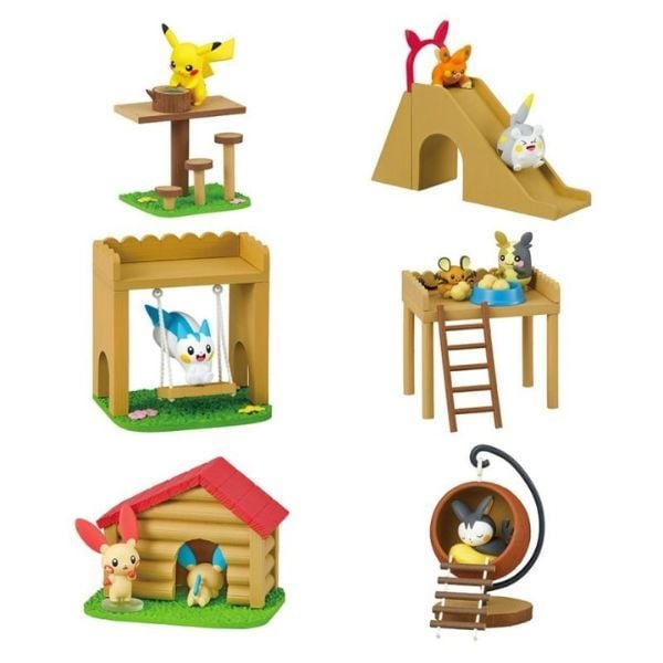 Pokemon Everyone Gather! Forest Playground Blind Box - Mô hình chính hãng Re-Ment mua làm quà tặng dịp sinh nhật kỉ niệm dịp đặc biệt