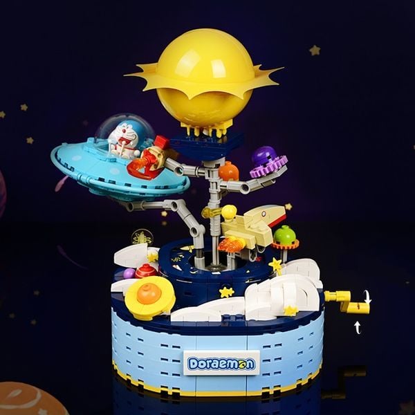 Mô hình khối gạch Keeppley Doraemon Phiêu Lưu Vũ Trụ K2042 mèo máy tuổi thơ đồ chơi đẹp mắt chất lượng tốt giá rẻ sáng tạo cho trẻ em dễ thương chất liệu nhựa an toàn thích hợp trưng bày trang trí