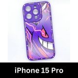  Ốp lưng Pokemon Gengar Face cao cấp cho iPhone 15/Plus/Pro/Pro Max iPhone 16 Pro/Pro Max 