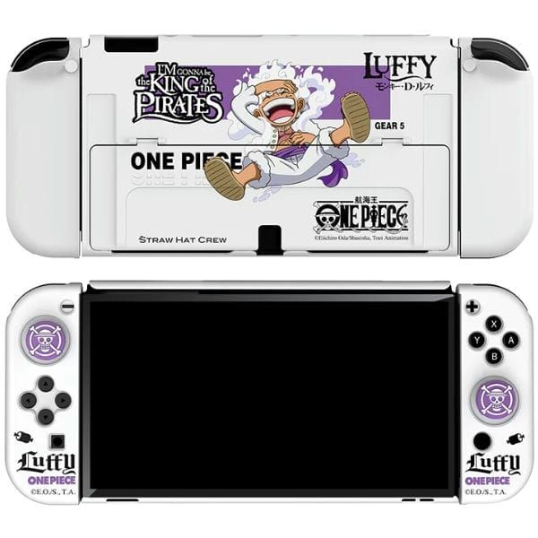  Ốp lưng máy Switch OLED kèm case Joy-con One Piece Luffy Gear 5 - L908 