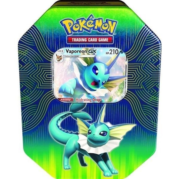 PT40 - Thẻ bài Pokemon Vaporeon-GX Elemental Power Tin