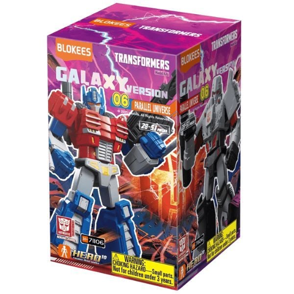  Hộp Mù Blokees Figures Transformers Galaxy Version 06 Parallel Universe 