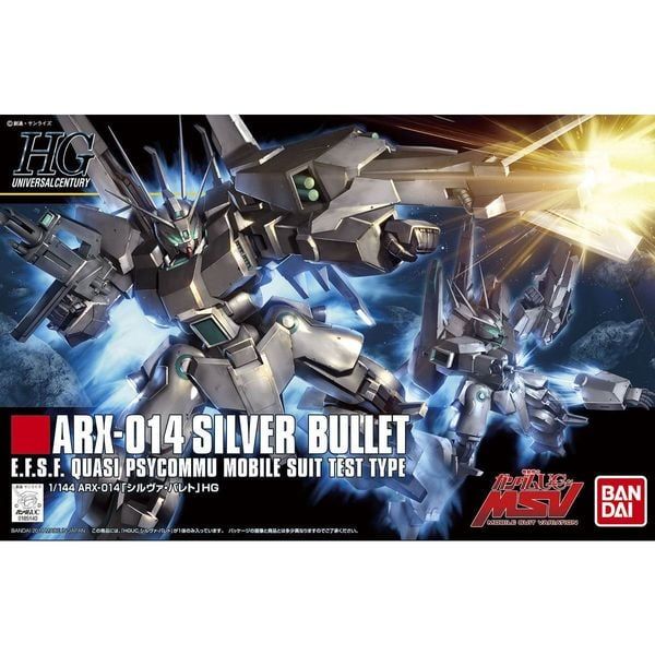  ARX-014 Silver Bullet - HGUC - 1/144 - Mô hình Gundam chính hãng Bandai 