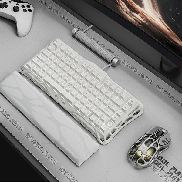 Bàn phím cơ GravaStar Mercury K1 Lite Snow White 