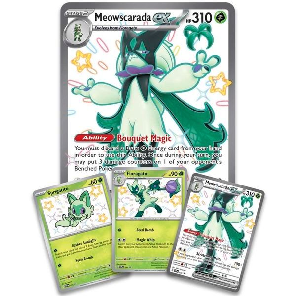  PB183 Pokemon TCG Scarlet & Violet Paldean Fates Premium Collection - Meowscarada ex 