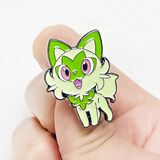  Huy hiệu pin kim loại Pokemon Sprigatito 