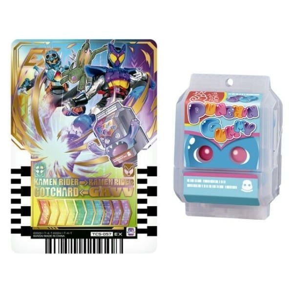  Đồ chơi biến hình Kamen Rider Gavv DX Poppingummy Gochizo & Ride Chemy Trading Card Double Rider Kick 