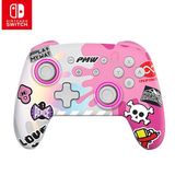  Tay cầm Splatoon không dây màu hồng cho Nintendo Switch IINE PWN - L696 