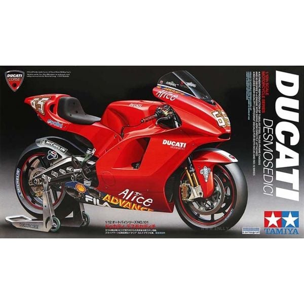 Mô hình xe Ducati Desmosedici 1/12 Tamiya 14101 chính hãng