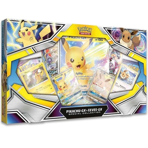 Thẻ Bài Pokemon Pikachu-GX & Eevee-GX Special Collection chính hãng