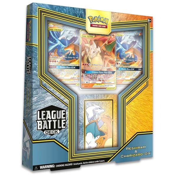 Thẻ Bài Pokemon Reshiram & Charizard-GX League Battle Deck