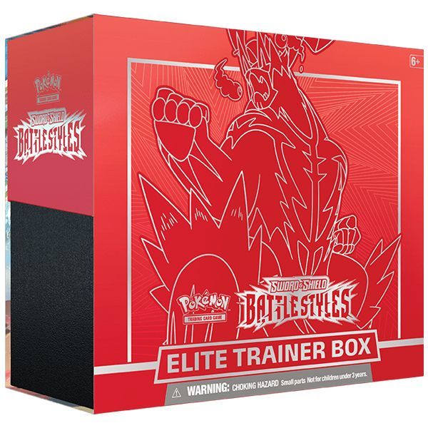 Bài Pokemon Sword & Shield Battle Styles Elite Trainer Box Red chính hãng