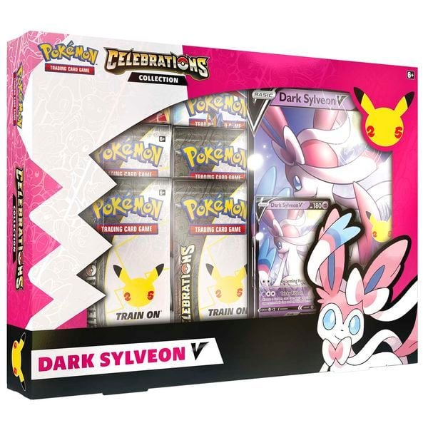 Thẻ bài Pokemon TCG Celebrations Collection Dark Sylveon V chính hãng