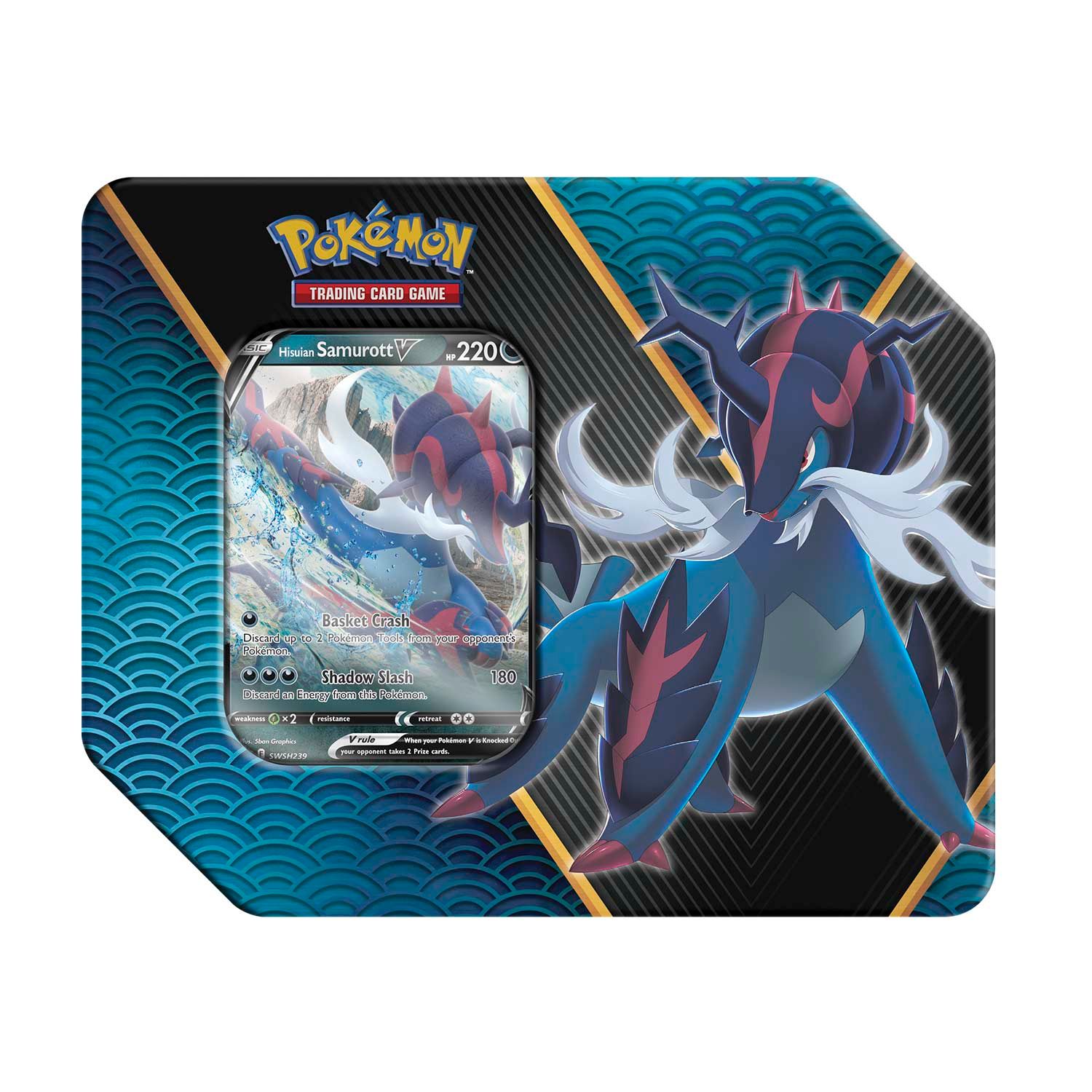  PT83 - Thẻ bài Pokemon TCG Divergent Powers Tin Hisuian Samurott V 