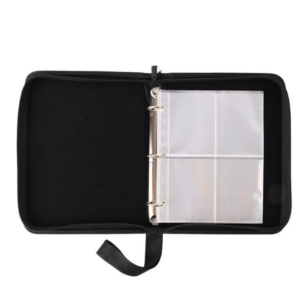  Binder đựng bài Pokemon TCG One Piece Card Bo Góc 4 Ngăn 9 Ngăn Dây Kéo 