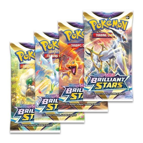 Pokémon TCG Sword & Shield Brilliant Stars Triple Pack - Met Leafeon Of Glaceon Promo