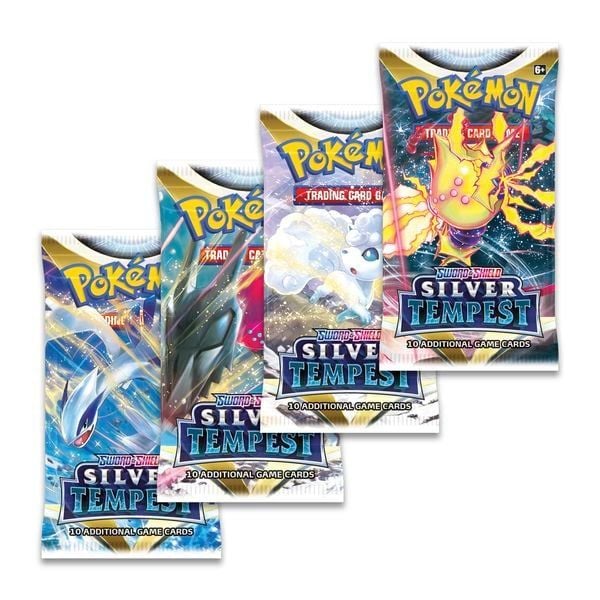  PP38 - Thẻ bài Pokemon TCG Sword & Shield Silver Tempest Booster Pack 