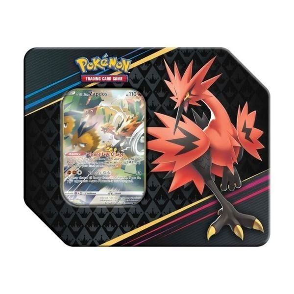  PT98 - Bài Pokemon TCG Zenith Tin Galarian Zapdos 