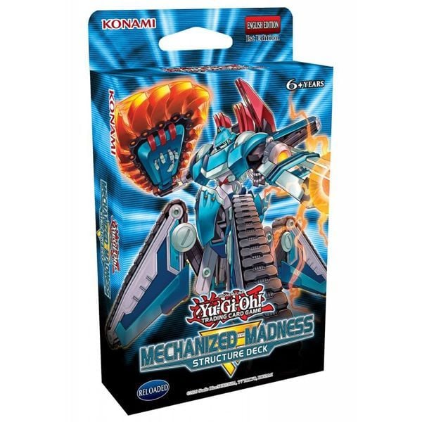 Bộ bài Yugioh Mechanized Madness Structure Deck chính hãng