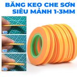  Băng keo giấy dính che sơn Masking Tape cỡ 1mm 2mm 3mm 