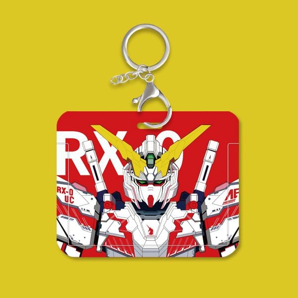 Bao đựng thẻ học sinh nhân viên hình Gundam khổ ngang RX-78-2