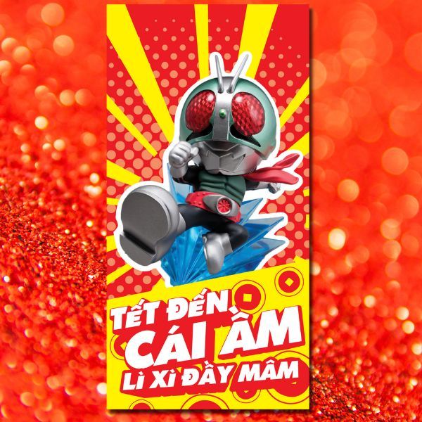  Bao lì xì Kamen Rider 