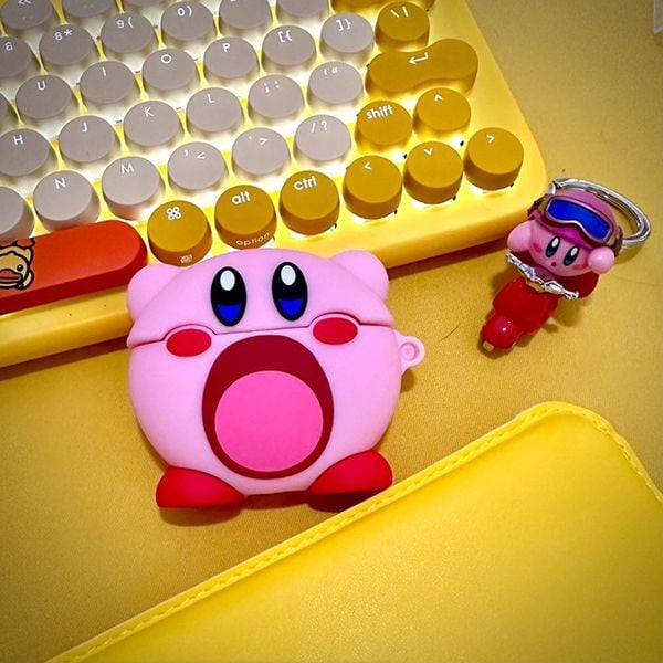 Bao silicon chống sốc cho AirPods hình Kirby