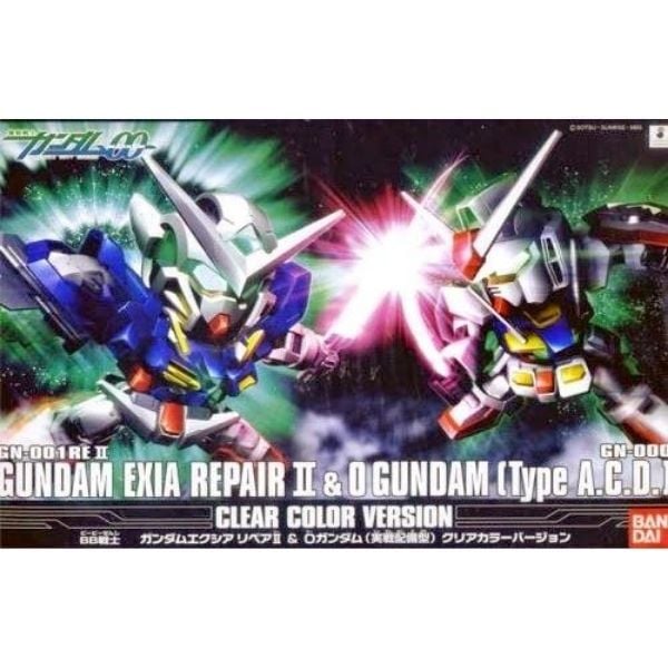 Mô hình lắp ráp EXIA REPAIR II & 0 GUNDAM (CLEAR VER.) (BB SD)