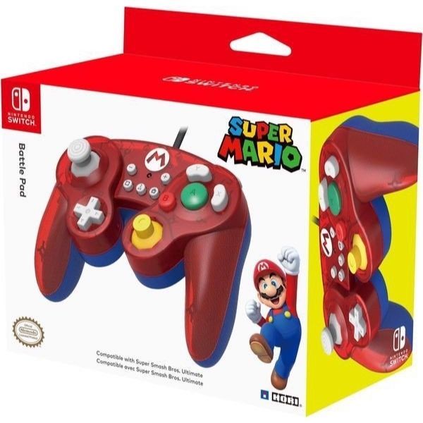  Tay HORI GameCube cho Nintendo Switch - Mario - Phụ kiện cao cấp 