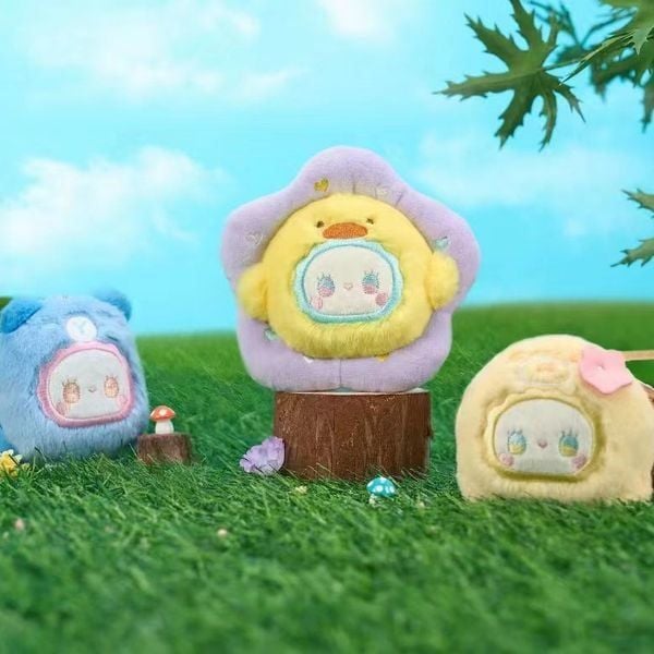 Hộp Mù Lucky Emma Rua Rua Zoo Scented Plush Keychain Blind Box RE46 